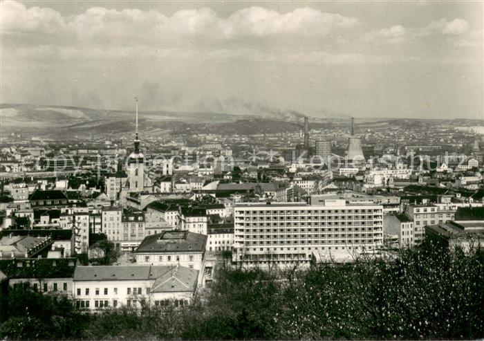 Brno Bruenn Stadtpanorama Hotel International Blick von der Burg aus