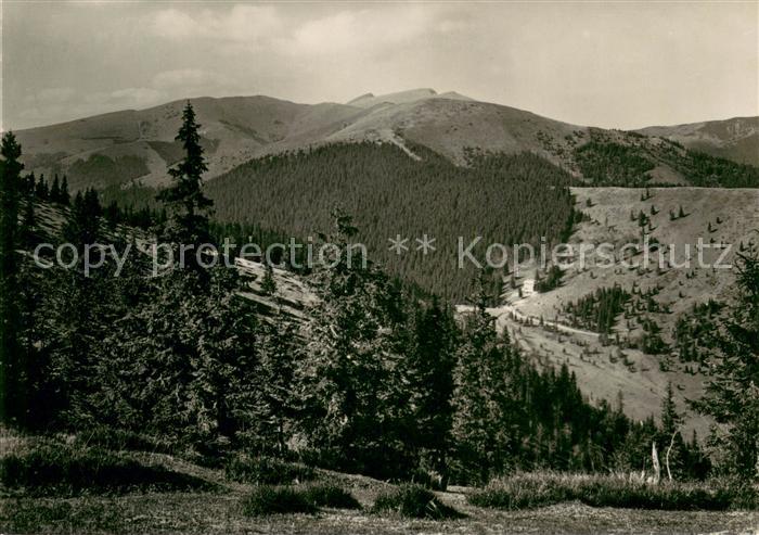 Nizke Tatry Certovica V pozadi Dumbier Landschaftspanorama Tatra