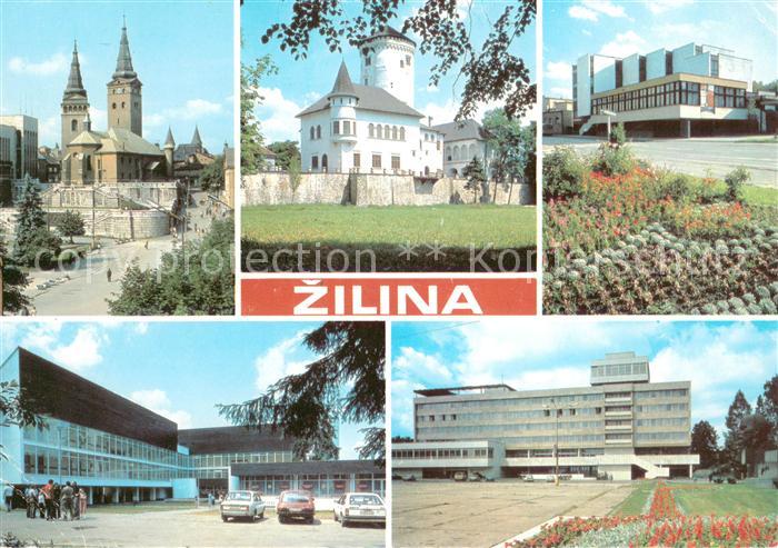 Zilina Motive Innenstadt Gebaeude