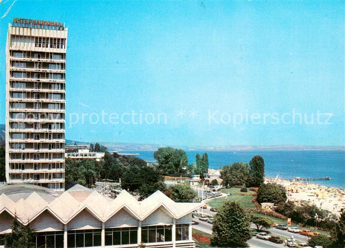 Slatni Pjasazi Hotel International Strand Schwarzes Meer
