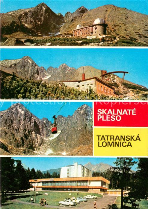 Tatranska Lomnica Skalnate Pleso Observatorium Bergbahn Hohe Tatra
