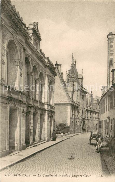 Bourges Le Theatre et le Palais Jacques Coeur