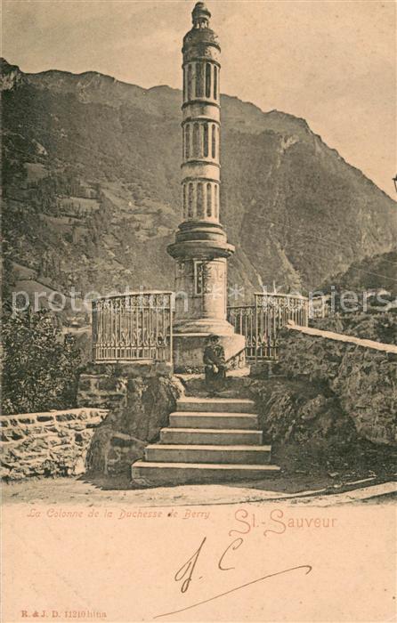 Saint Sauveur Hautes Pyrenees La Colonne de la Duchesse de Berry