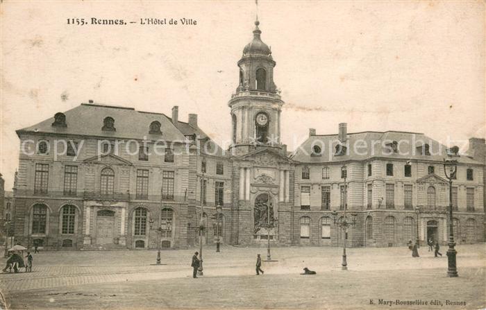 Rennes Ille-et-Vilaine Hotel de Ville