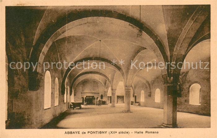Pontigny Abbaye de Pontigny Halle Romane