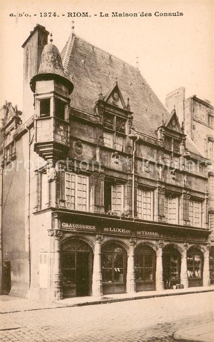 Riom Puy-de-Dome La Maison des Consuls