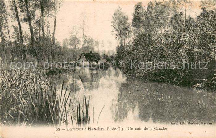 Hesdin Un coin de la Canche