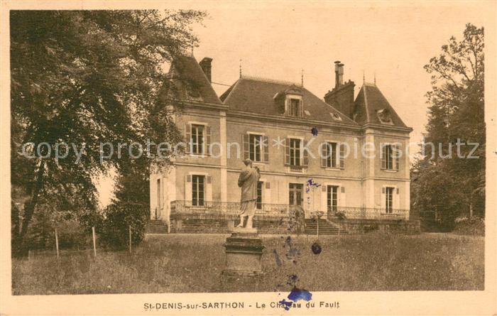 Saint-Denis-sur-Sarthon Le Chateau du Fault