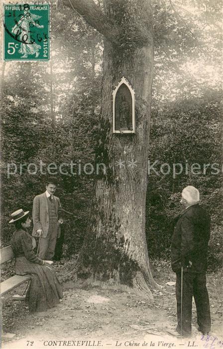 Contrexeville Vosges Le Chene de la Vierge