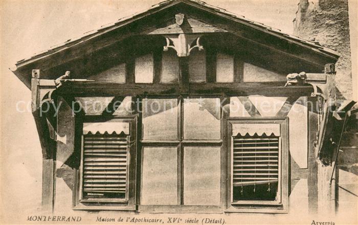 Montferrand Clermont-Ferrand Maison de l'Apothicaire