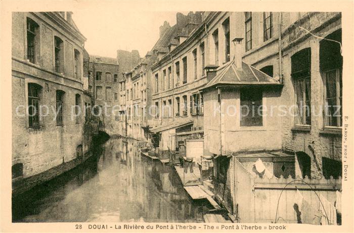 Douai 59 La Riviere du Pont a l Herbe