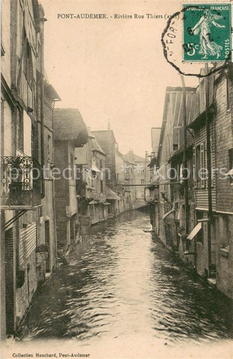 Pont-Audemer Riviere Rue Thiers