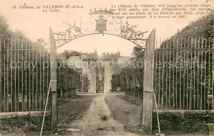 Villebon La Grille Le Chateau de Villebon