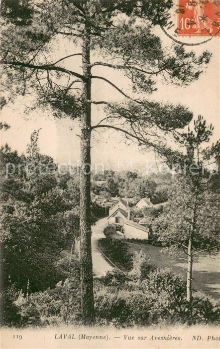 Laval Mayenne Vue sur Avesnieres