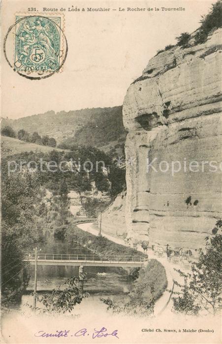 Mouthier-Haute-Pierre Le Rocher de la Tournelle