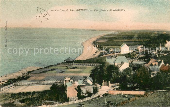 Cherbourg Vue generale de Landemer