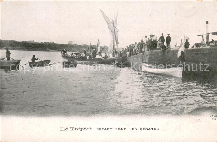 Le Treport Depart pour les regates