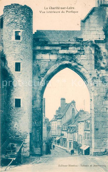 La Charite-sur-Loire Vue interieure du Portique