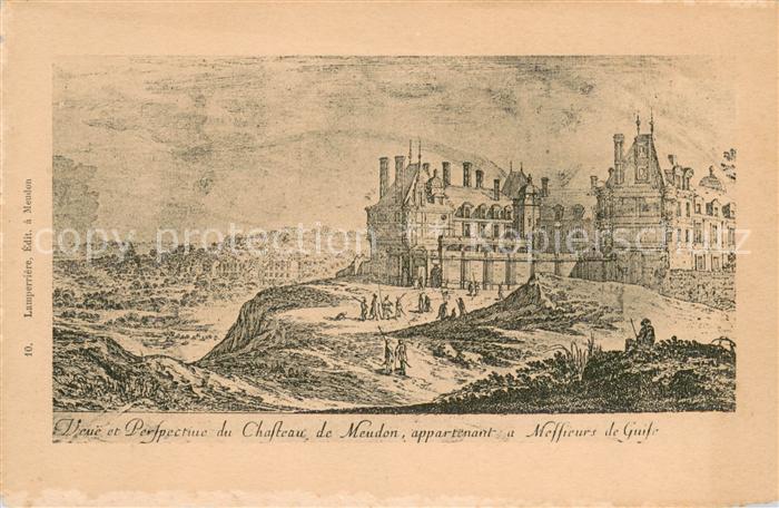 Meudon Chateau de Meudon appartenant a Messieurs de Guife