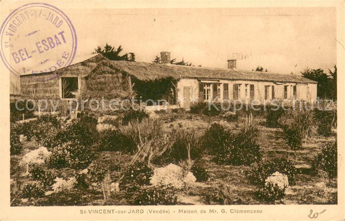 Saint-Vincent-sur-Jard Maison de Mr G Clemenceau