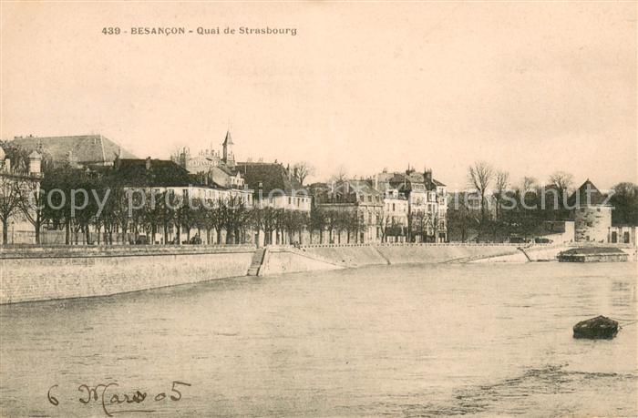 Besancon Doubs Quai de Strasbourg
