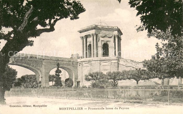 Montpellier Herault Promenade basse du Peyrou