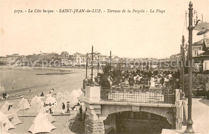 Saint-Jean-de-Luz La Cote barque Terrasse de la Pergola L