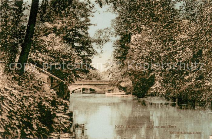 Jouy d Eure-et-Loir Le Pont sur l'Eure