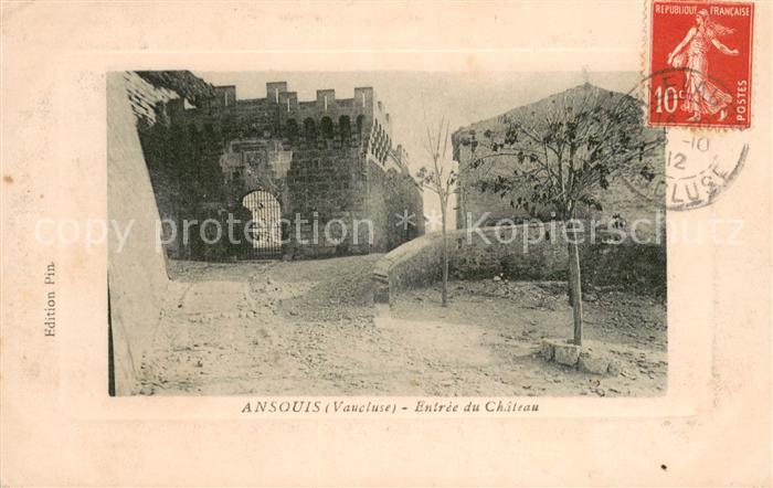 Ansouis Entree du Chateau