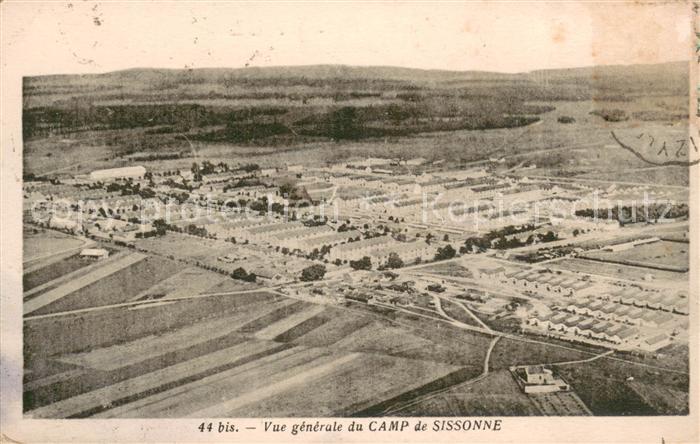 Camp de Sissonne Vue generale aerienne