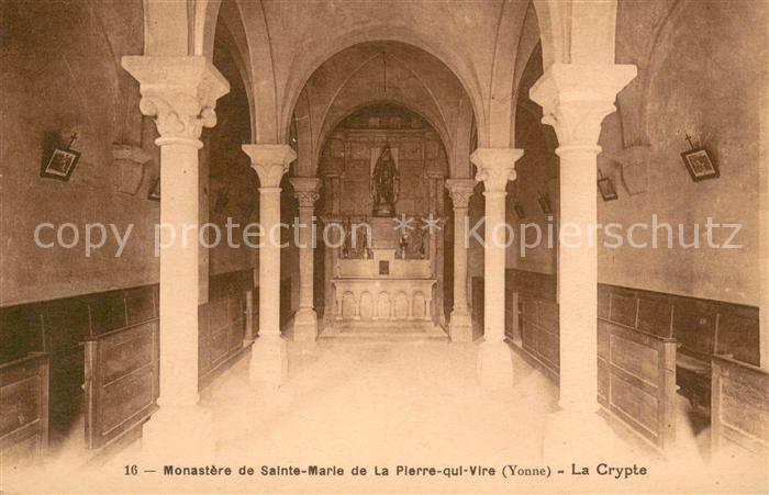La Pierre-qui-Vire Monastere de Sainte Marie La Crypte