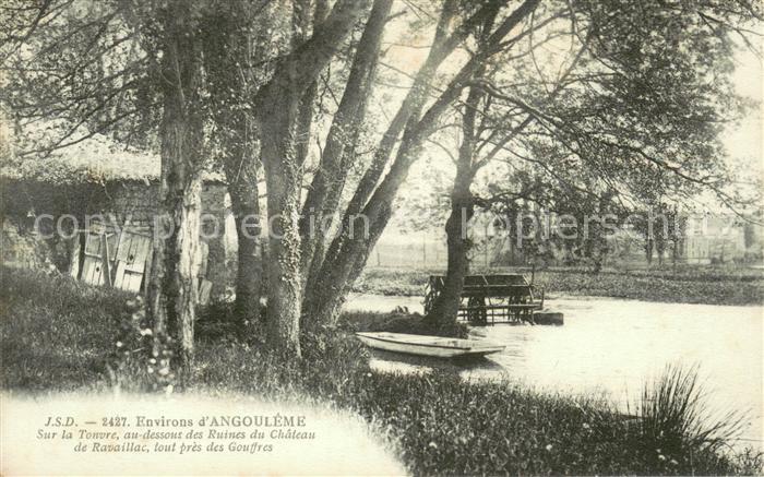 Angouleme Sur la Tonvre au dessous des Ruines du Chateau de Ravaillac tout pres