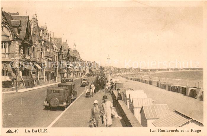 La Baule sur Mer Les Boulevards et la Plag