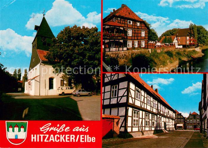 Hitzacker Elbe Kirche Elbufer Drawehn