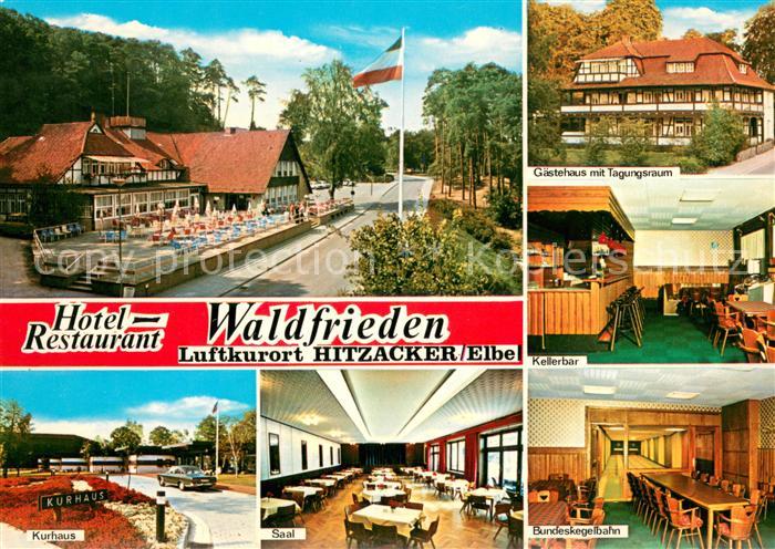 Hitzacker Elbe Hotel Restaurant Waldfrieden Gaestehaus Kellerbar Kurhaus Saal Ke