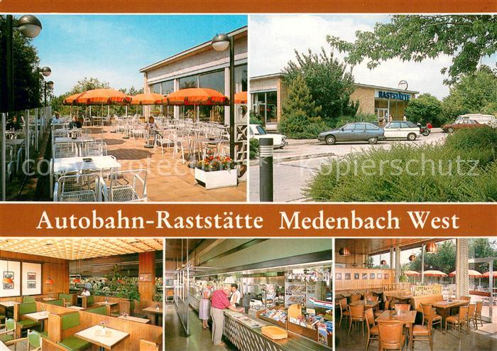 Medenbach Taunus Autobahn Raststaette Medenbach West Terrasse Gastraeume