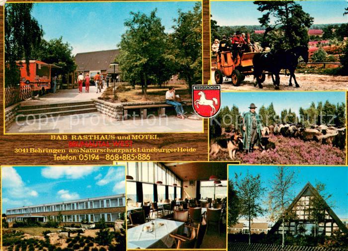 Behringen Bispingen BAB Rasthaus und Motel Brunautal West Naturschutzpark Lueneb