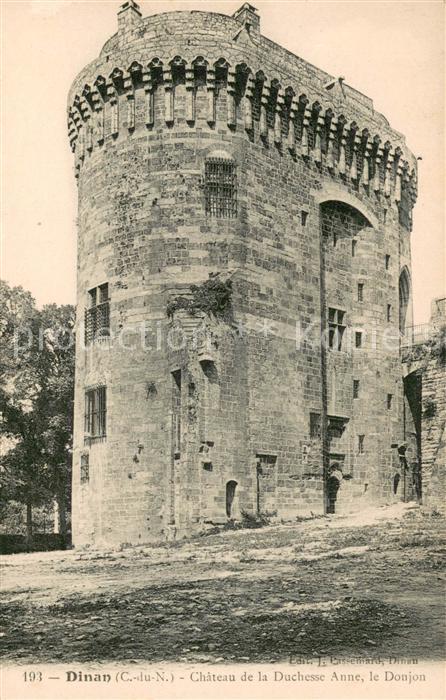 Dinan 22 Chateau de la Duchesse Anne Donjon