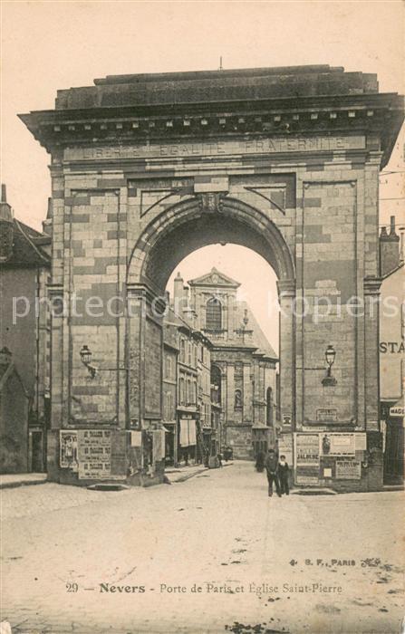 Nevers 58 Porte de Paris Eglise Saint Pierre