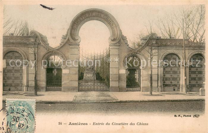 Asnieres-sur-Seine Entrée du Cimetière des Chiens