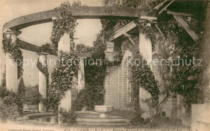 Cambo-les-Bains Maison d Edmond Rostand Jardin