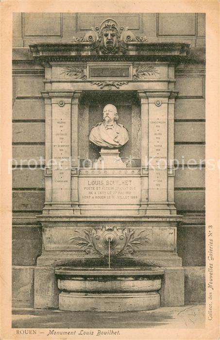 Rouen Monument Louis Bouilhet