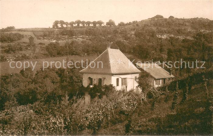 Chambery Savoie Les Charmettes Habitation de J. J. Rousseau et de Mme de Warens
