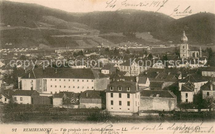 Remiremont Vosges Vue Generale vers Saint Etienne