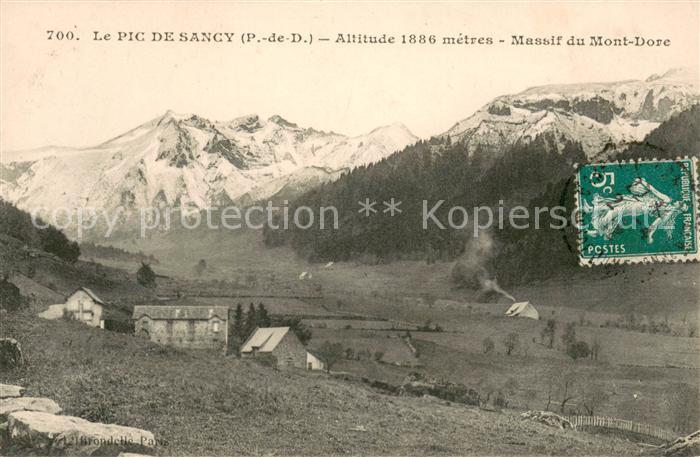 Le Mont-Dore Puy de Dome Panorama Pic de Sancy Massif du Mont Dore