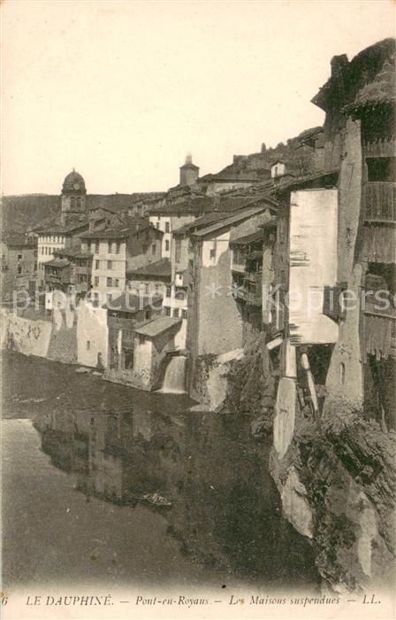 Pont-en-Royans Les maisons suspendues