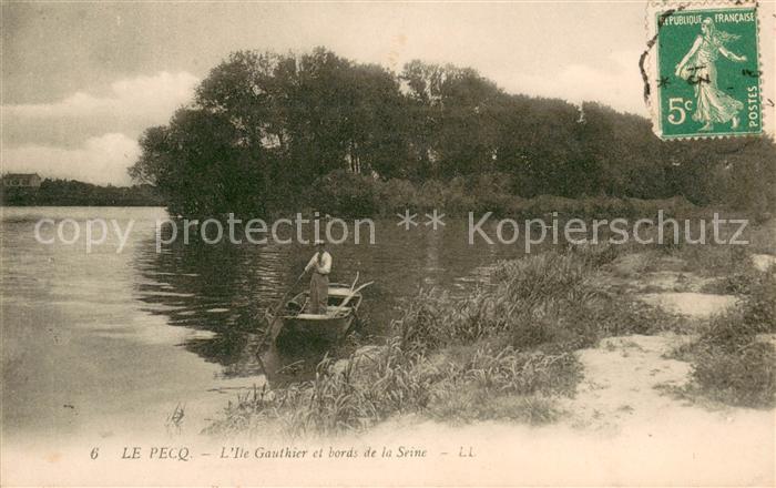 Le Pecq Ile Gauthier et bords de la Seine