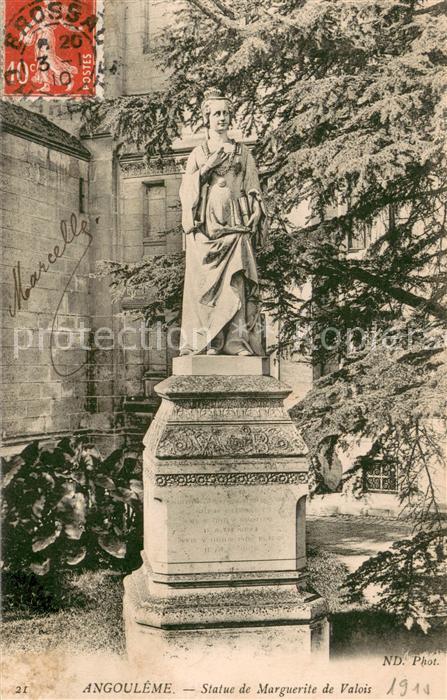 Angouleme Statue de Marguerite de Valois Monument