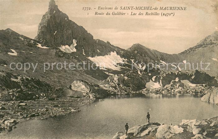 Saint-Michel-de-Maurienne Route du Galibier Lac des Rochilles Montagnes
