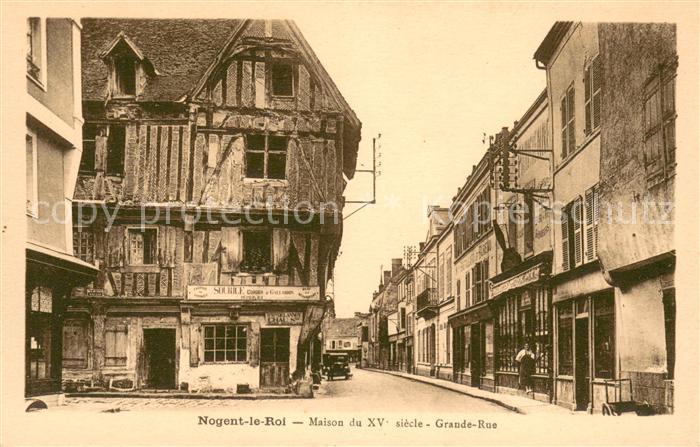 Nogent-le-Roi Maison du XVe siècle Grande Rue